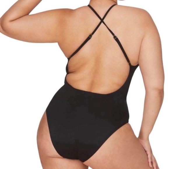 Andie Swim the‎ Asbury One Piece Swimsuit NWT size Large in Black High Neck - Picture 11 of 11